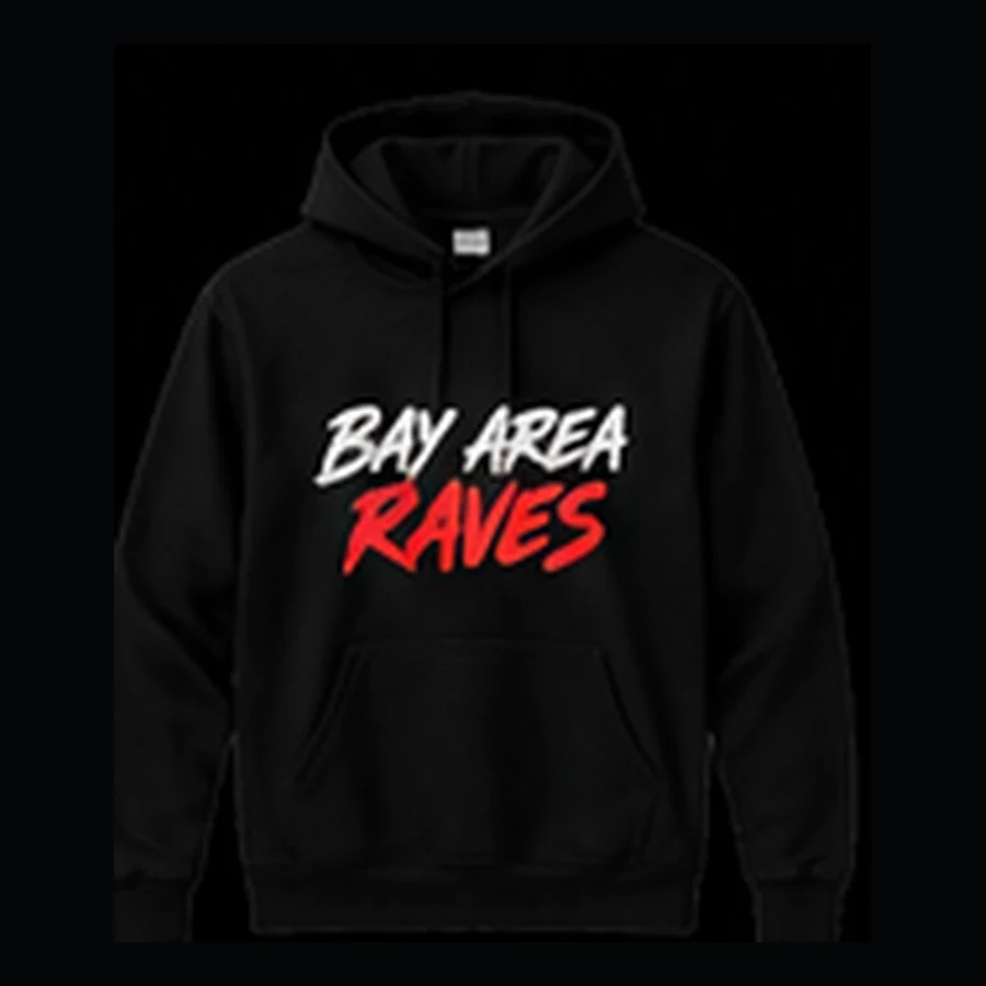 Bay Area Raves black hoodie